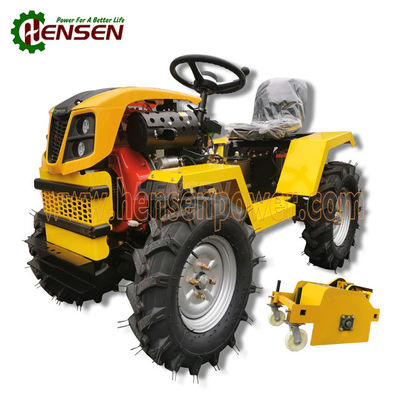 شراء جرار بدوام كامل 4WD ديزل ميني جرار مع محطم الأعشاب online manufacture