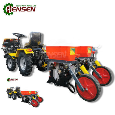 comprar Red Compact 4 Wheel Drive Tractors With Corn Seeder 4x4 Mini Tractor online manufacture
