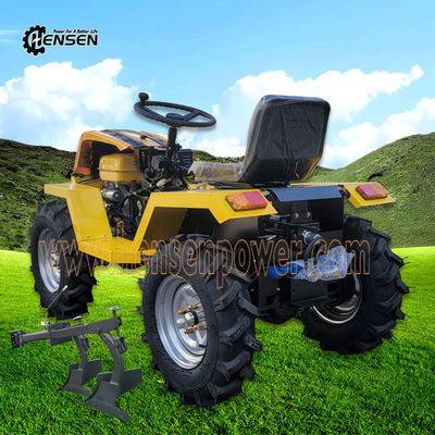 kopen Voltijdse benzine-mini-tractor voor meerdere doeleinden 4WD-plugtractor met 2 blikken CE-certificering online manufacture