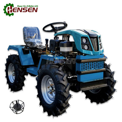 شراء جرار 18 حصان يعمل بالبنزين مكابح القرص ميني جرار 4x4 أسطوانة واحدة online manufacture