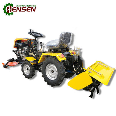 Yellow 4WD Lawn Tractor Multi Purpose