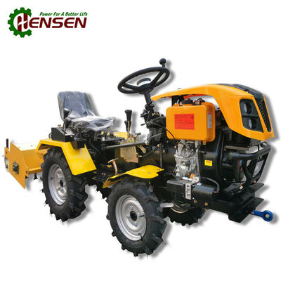 Yellow 4WD Lawn Tractor Multi Purpose