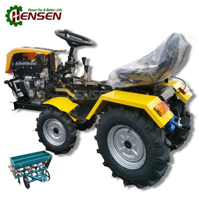 4WD Diesel 4x4 Mini Tractor com semente de trigo Pequeno 4x4 Tractor
