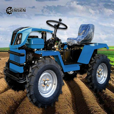 CE Tarımsal çok fonksiyonel benzinli traktör mini traktör çiftlik traktörü 4wd