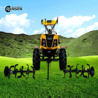 Düğme ile çalışan dizel mini tiller 100 mm derin dizel tiller yetiştiricisi