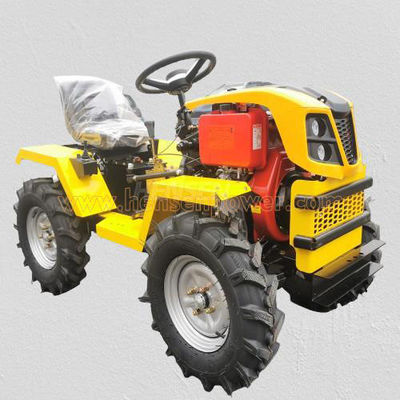 Tam zamanlı 4x4 dizel mini traktör ayarlanabilir koltuk ve güçlü 188F 12hp motor